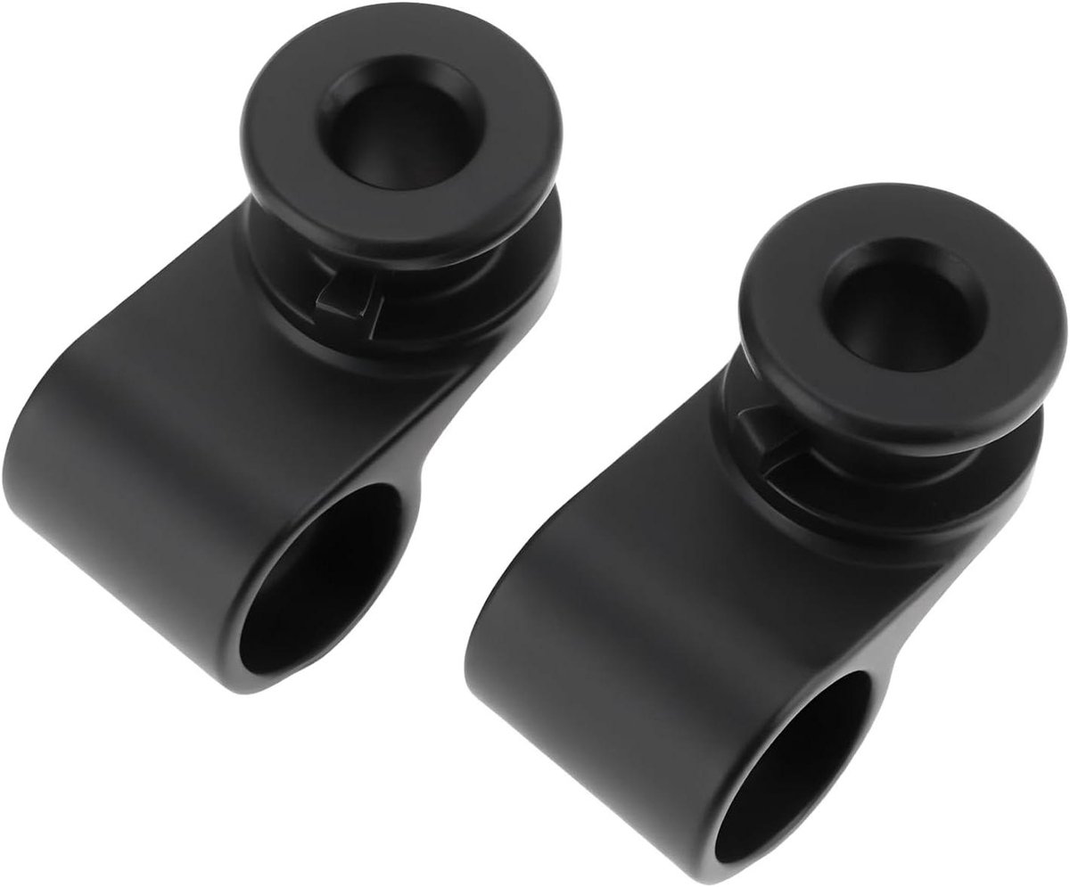 EMSea 1 Paar Metalen Scharnier Draaibare As Links Rechts Compatibel met Boses QuietComfort QC35 Headset Zwart
