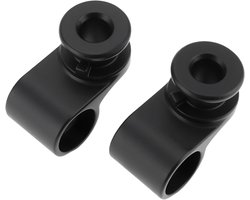 EMSea 1 Paar Metalen Scharnier Draaibare As Links Rechts Compatibel met Boses QuietComfort QC35 Headset Zwart
