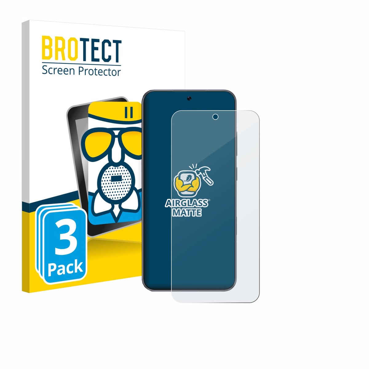 BROTECT - Screenprotector voor Honor Win - Folie Beschermfolie Beschermglas matte 3 Stuks