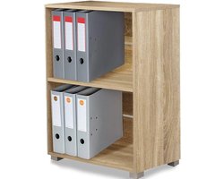 BAKAJI Plank zeilplank 2 planken voor documentopslag en luifels Meubels Thuiskantoor Boeken Bibliotheek Kledingkast met planken Vloerplank Houten constructie (eiken)