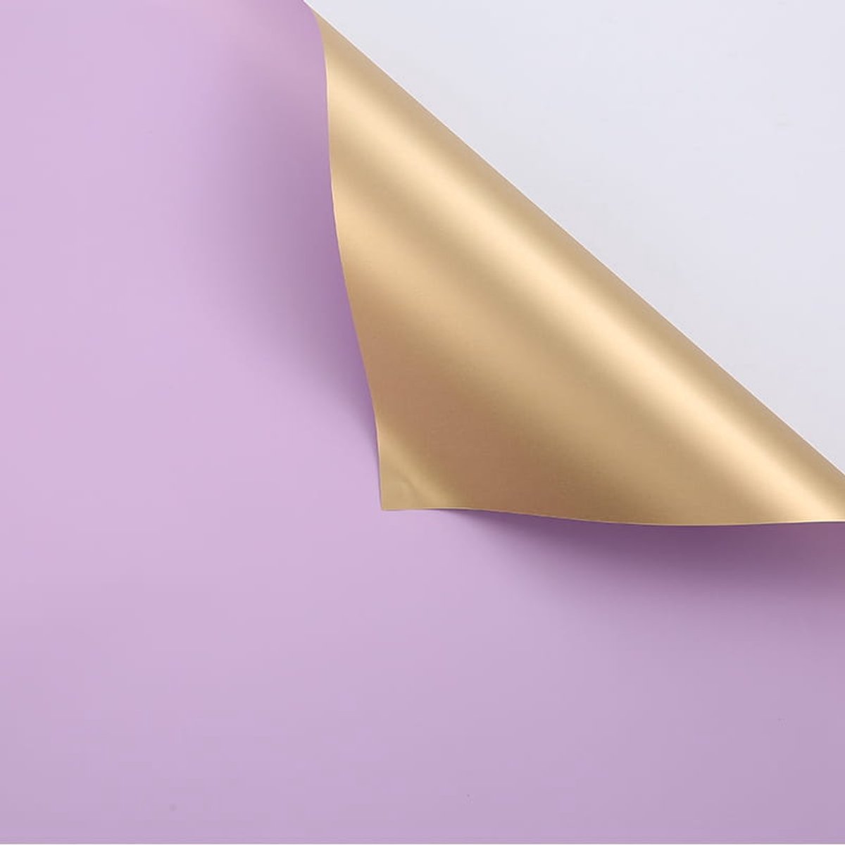 mech-mech Gloss - Florale Folie - Lavendel - 58x58cm - 20 Ark