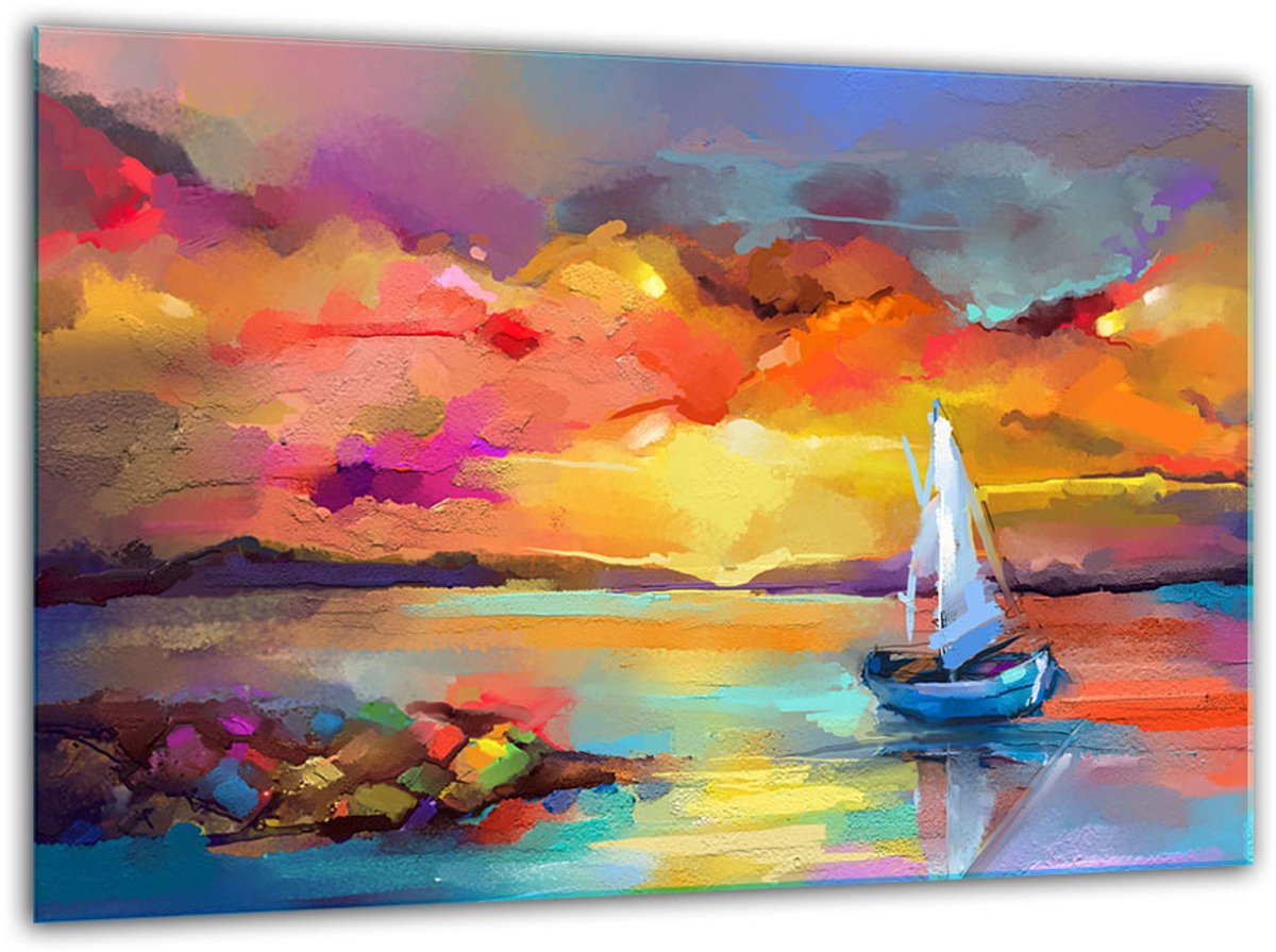 TMK ArtDeko - Snijplank - Gehard Glas - 30x22 cm - Veilige Hoeken