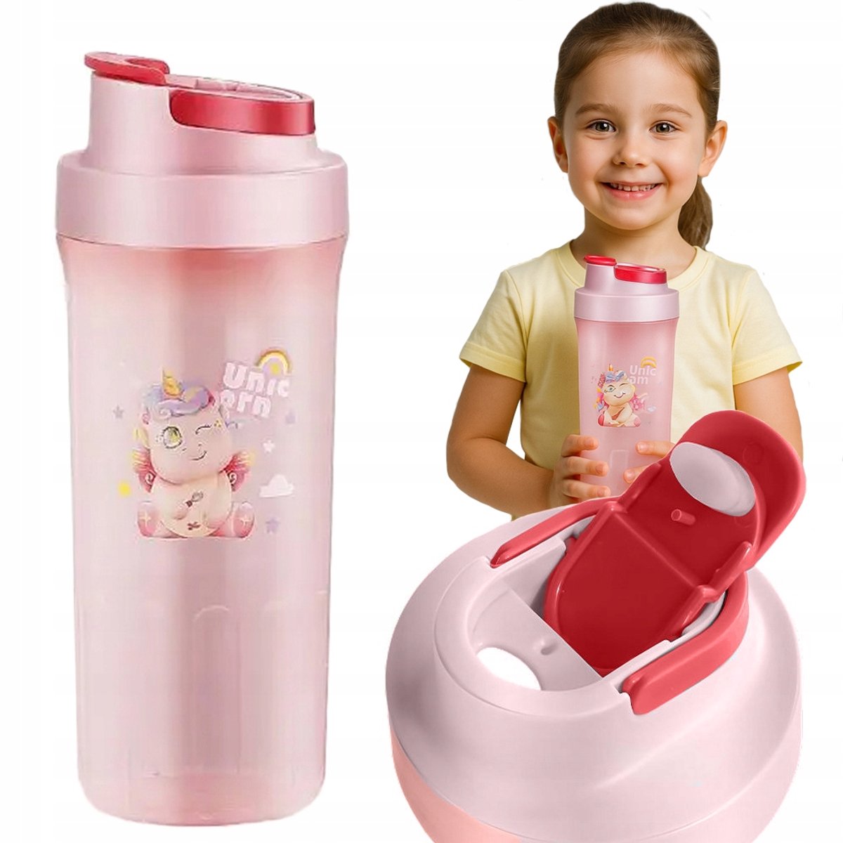 PINGYANG RONGRONG HANDICRAFT FACTORY - Bidon - Roze - 500ml - School en Kinderen