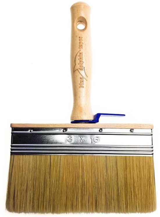 Blue Dolphin Serie - Behangerspenseel - 160mm - Ergonomische Houten Handvat — afbeelding 2