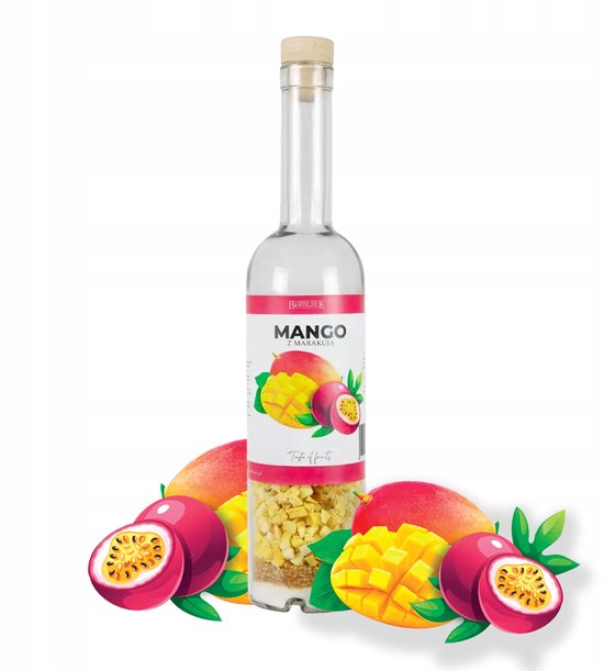 Bimberek - Własna Nalewka - Mango en Marakuja - 500ml - Liofilizowane Owoce — afbeelding 5