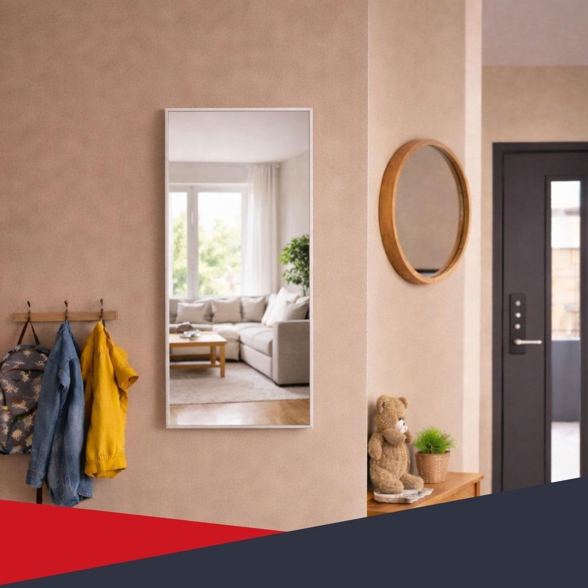 Spiegelbekleding Elektrisch Paneel - Ombouw Elektrische Kast - Renovatie Woning - Hoogglans Gepolijst Oppervlak