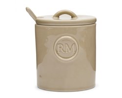 Riviera Maison Portofino - Suikerpot met Lepel - Beige - Elegant - Functioneel