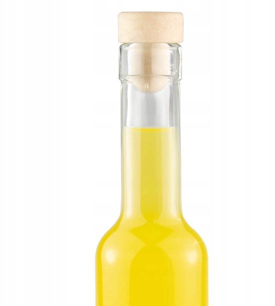 Bimberek Futura - Glazen Flessen Set - 250ml - Inclusief Kurk - Voor Natuurlijke Dranken van Merkloos — afbeelding 4