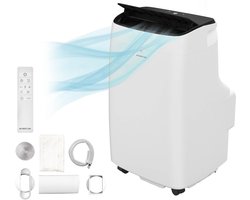 Inventum AC906W Mobiele Airco - 9000 BTU Airconditioning - 3-in-1 - Koelen, Ventilator, Ontvochtiger - Tot 80 m³ - Afdichtingskit - Wit