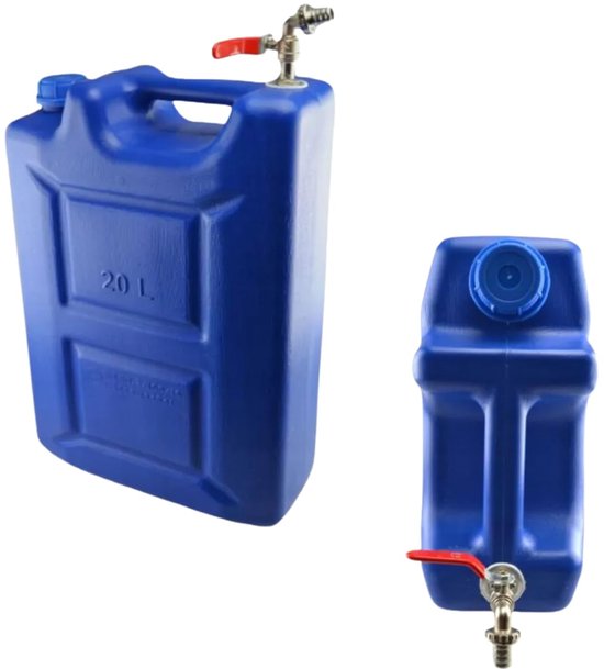Bidon D'eau Avec Robinet Anwicar – 20L, En Plastique Alimentaire, Pour Camping Et Jardin