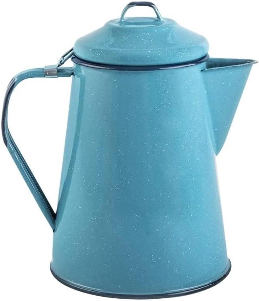 Emaille Koffieketel - Waterketel Theepot - Water Koken - Licht en bestendig - 2 Liter - Turkoois