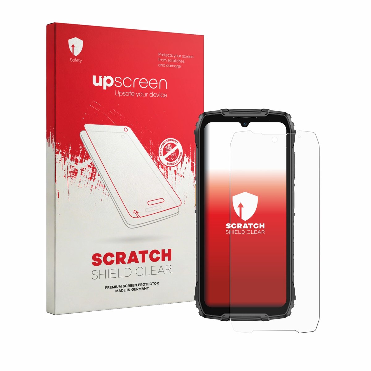 upscreen - Screenprotector voor Ulefone RugKing 4 Pro - Folie Beschermfolie transparant