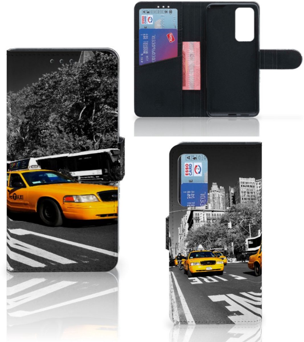 Huawei P40 Flip Cover New York Taxi