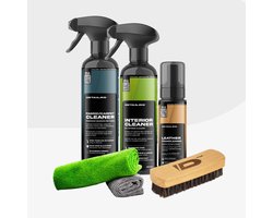 Detailrs Small Interior Deal - Auto Interieur Reiniger - Interieurreiniger Auto - Leer Reiniger - Leerreiniger Auto - Detailing Brush - Interieurpakket - Car Detailing - Auto Detailing