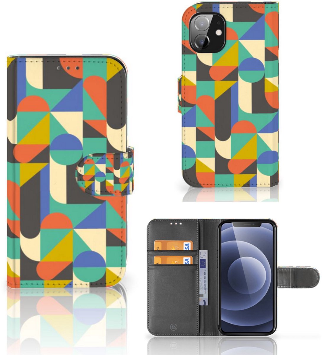 Apple iPhone 12 Mini Telefoon Hoesje Funky Retro