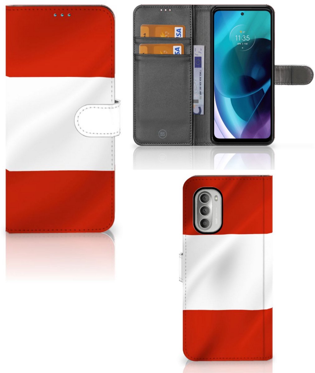 Motorola Moto G51 5G Bookstyle Case Oostenrijk