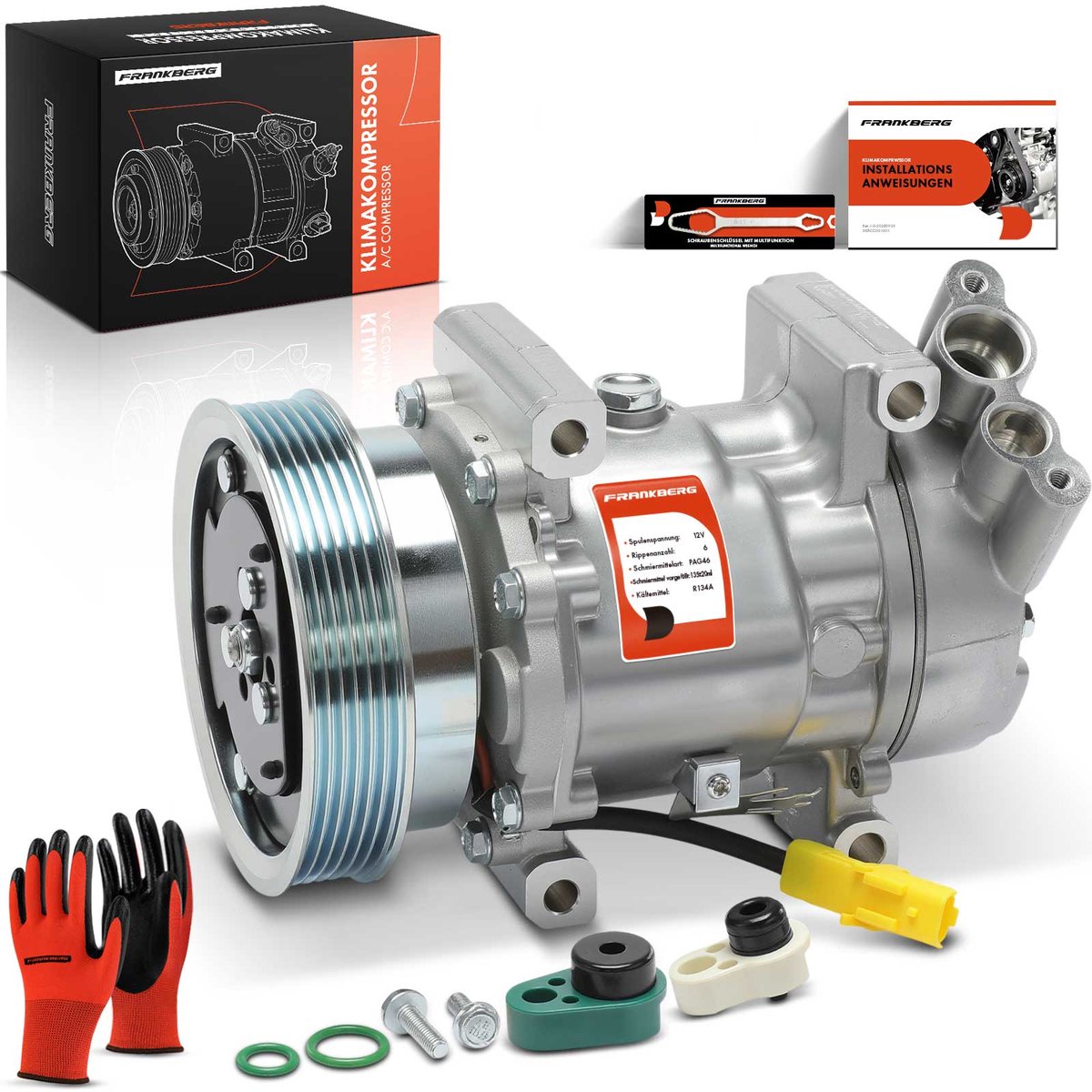 Frankberg 1x airconditioningcompressor voor Renault