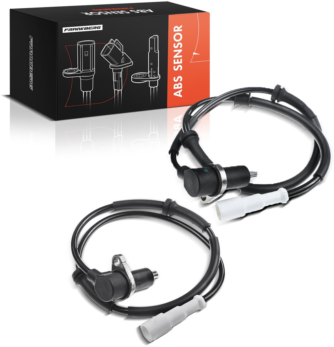 Frankberg 2x ABS Sensor Achteras voor Renault