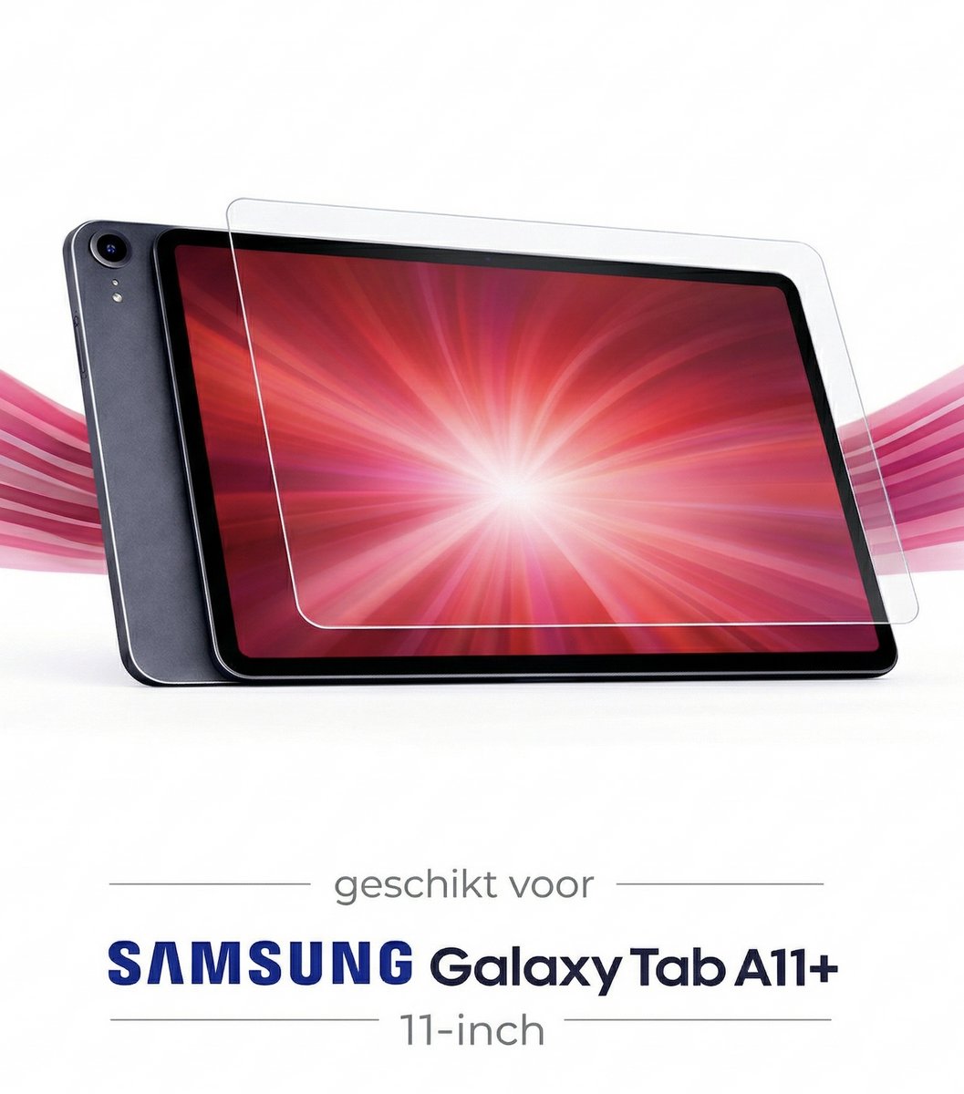 Brosendaal Screenprotector geschikt voor Samsung Galaxy Tab A11 plus - 11 inch – Ultradun en Krasbestendig – Kristalhelder door 9H Nano Coating