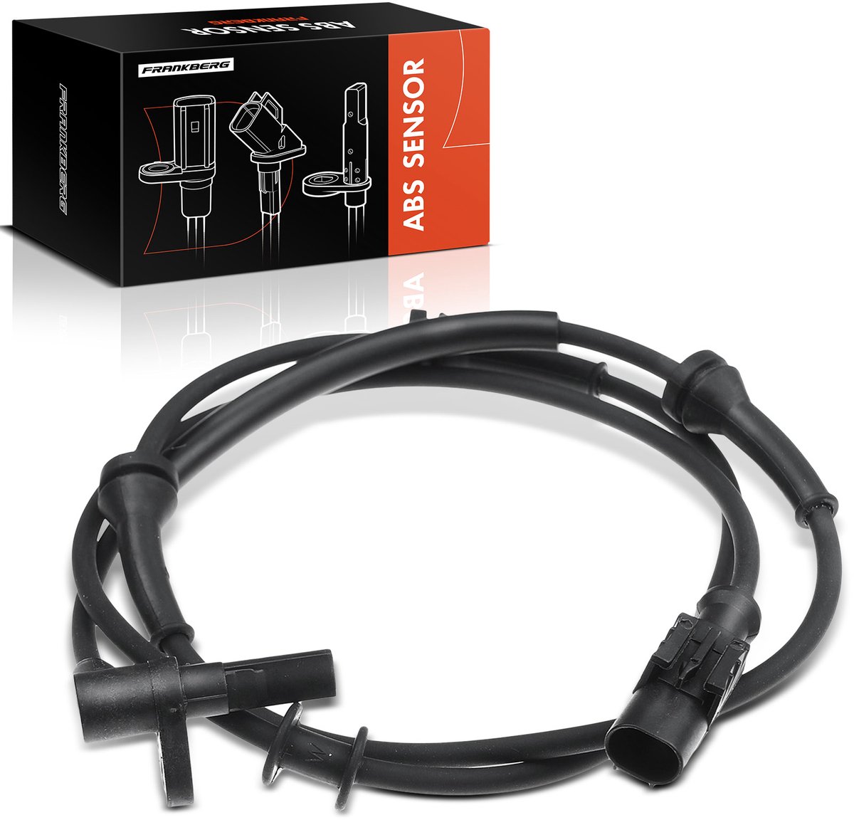 Frankberg 1x ABS Sensor Vooras Links Rechts voor Fiat Panda 312 3