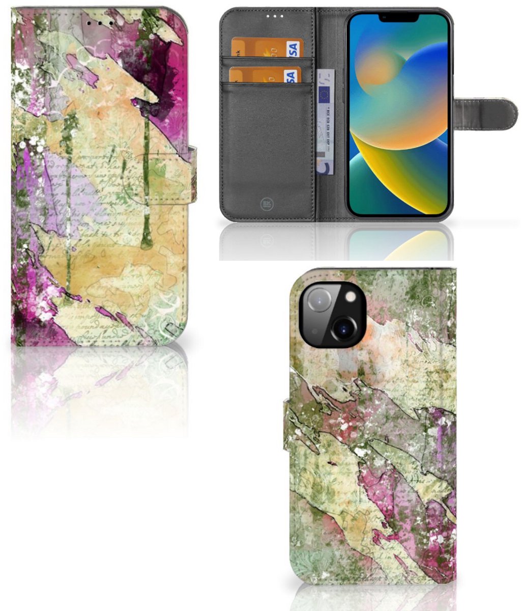 Hoesje iPhone 14 Plus Letter Painting