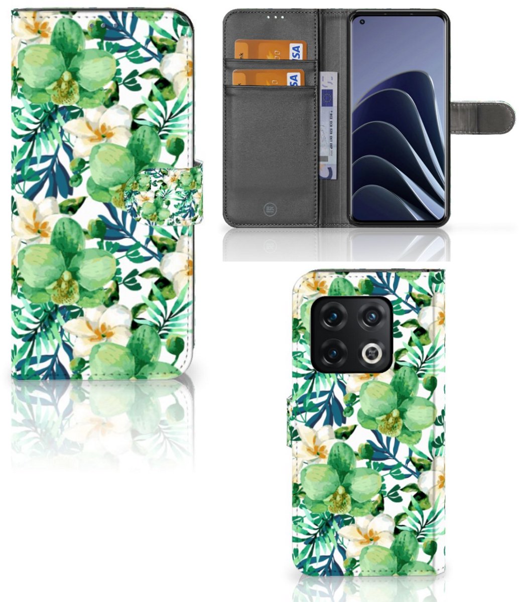OnePlus 10 Pro Hoesje Orchidee Groen