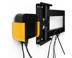 Apple TV muurbeugel 4K (1e & 2e generatie) en Apple TV HD – Onzichtbare wall mount houder – Strak design – Ruimtebesparende oplossing – Eenvoudige montage – Kabelmanagement – Goud