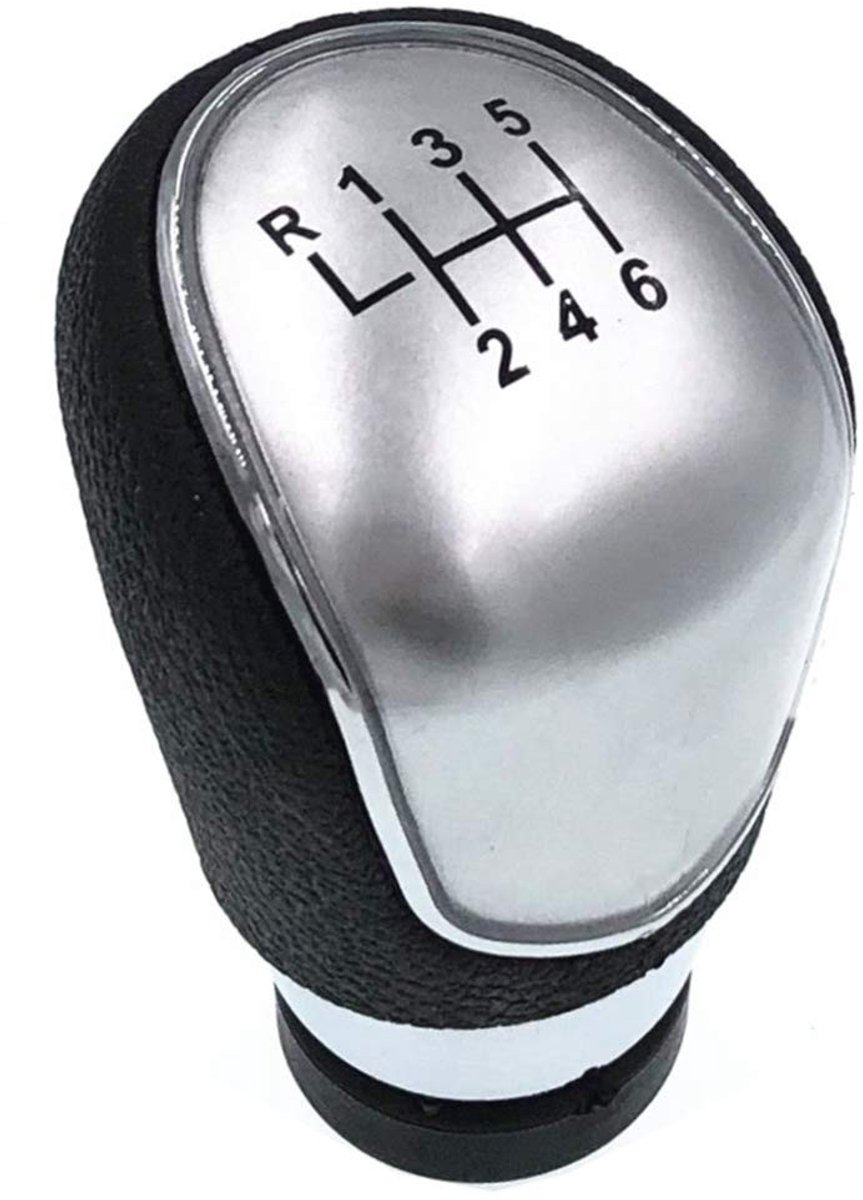 Dailygoody - Schakelknop - 6 Speed - Modern Design - Zilver - Gaiter
