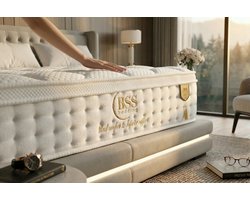 BSS Bedding Sydney - Pocketvering Matras 180x200 cm - H3 Medium - 30 cm Hoog - 7 Zones - Orthopedisch Matras - Rolmatras met Comfortschuim