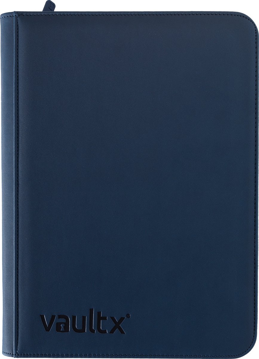 Vault X 9-Pocket Exo-Tec® Zip Binder - Verzamelmap - 360 Kaarten/Blauw
