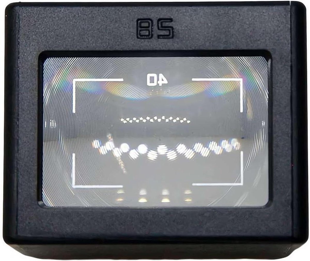 Optische Taille-Level Zoeker - Camera Zoeker Kader - Nauwkeurig Kaderen Foto - Verstelbare Schoenvoet - 28 mm Hoek - Zwart