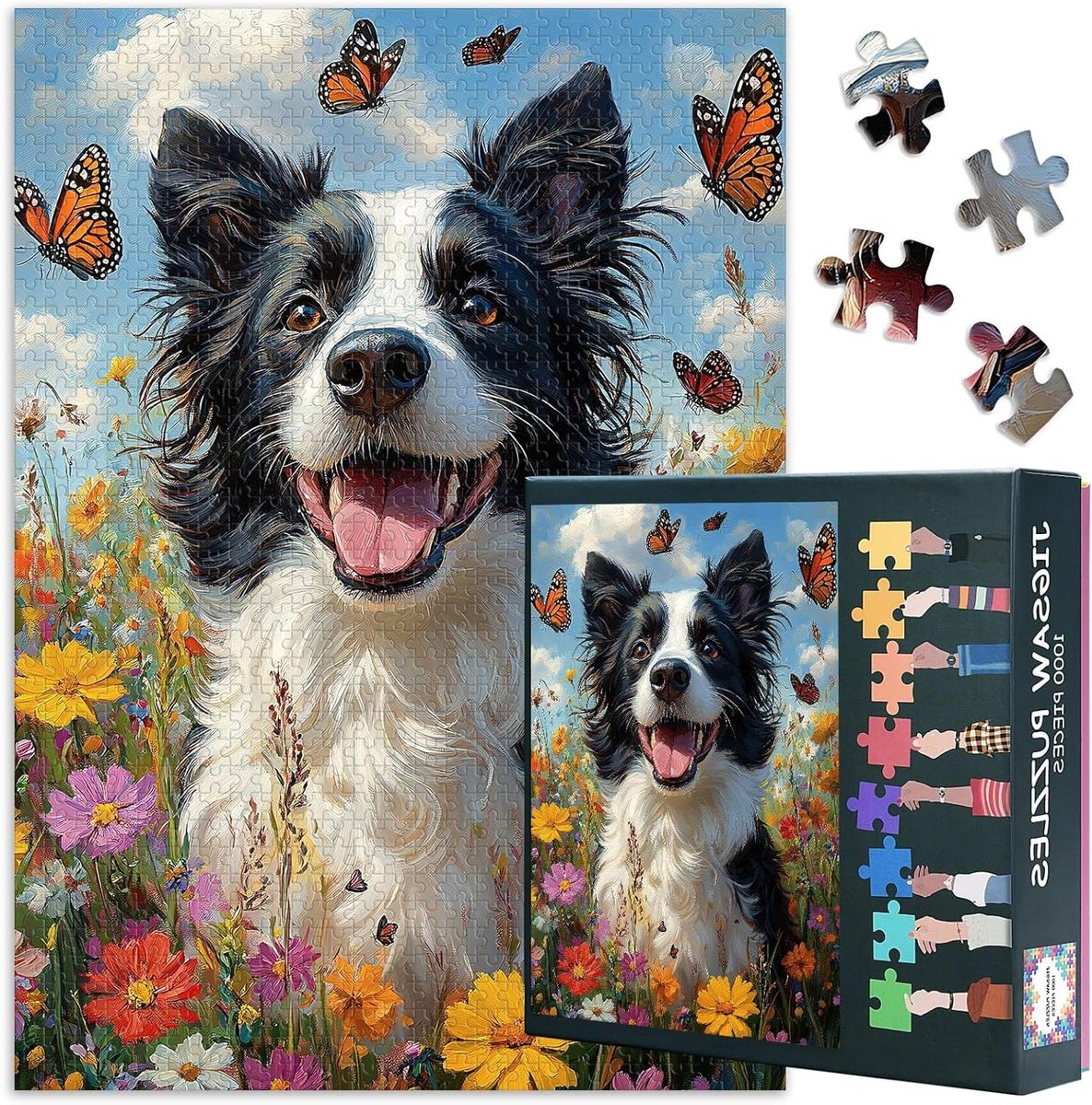 Puzzel 1000 stukjes - Legpuzzel Volwassenen - Ontspannen Tijdverdrijf - Puzzelletter Markeringen - 70 x 50 cm - Niet gespecificeerd