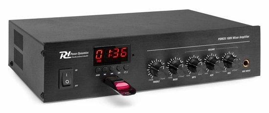 Power Dynamics buiten speakers set van 4 waterdichte mini speakers - Bluetooth en FM radio - Wit — afbeelding 5