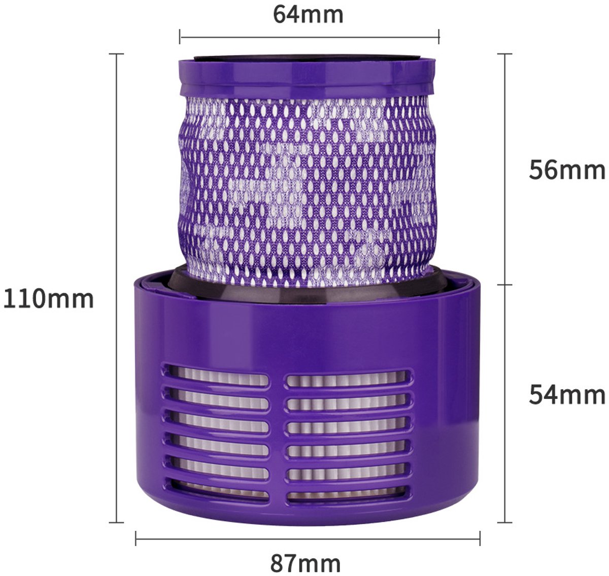 Vervangingsset vacuümfilter – compatibel met Dyson V11 Origin, V11 Torque Drive, V11 Animal Complete, V11 Extra, V15 Detect, V15s en onderdelen