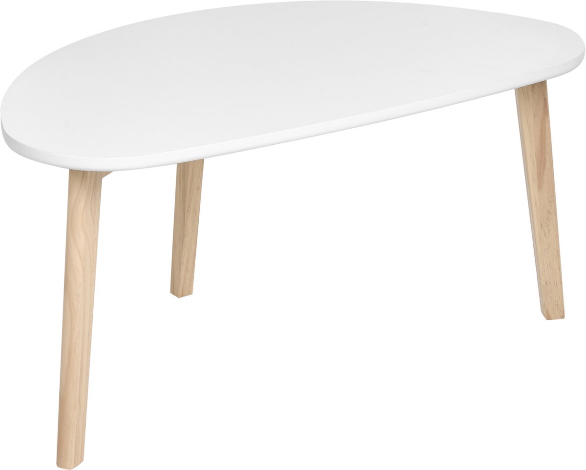 FLY - Salontafel - Wit - 40 x 83 cm - MDF