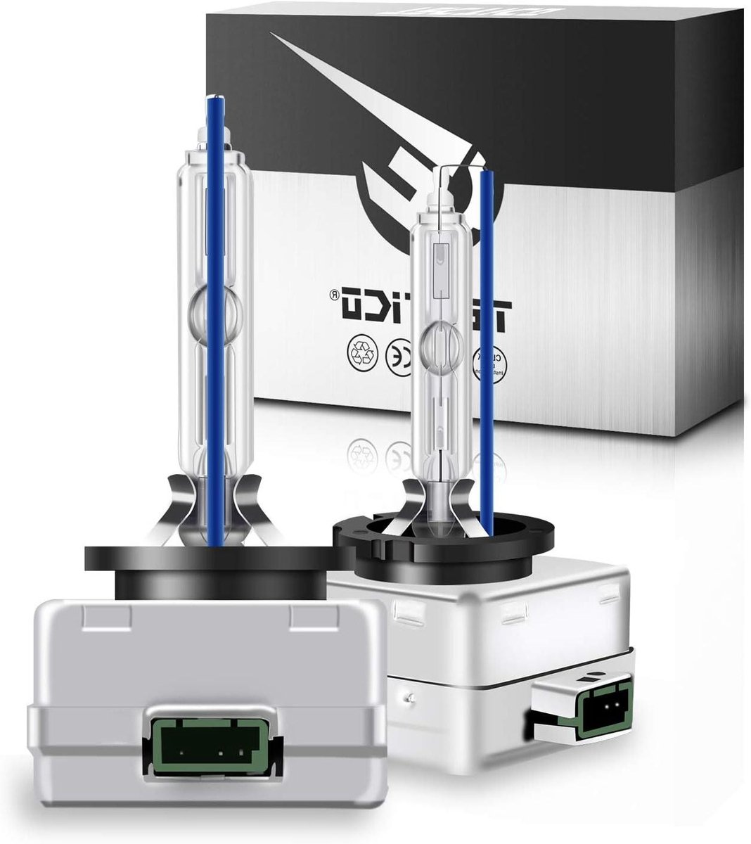 Xenon Koplamp - HID Lamp Upgrade - Auto Verlichting Verbeteren - 300% Ultra Helder - 35W 8000K - Koelblauw