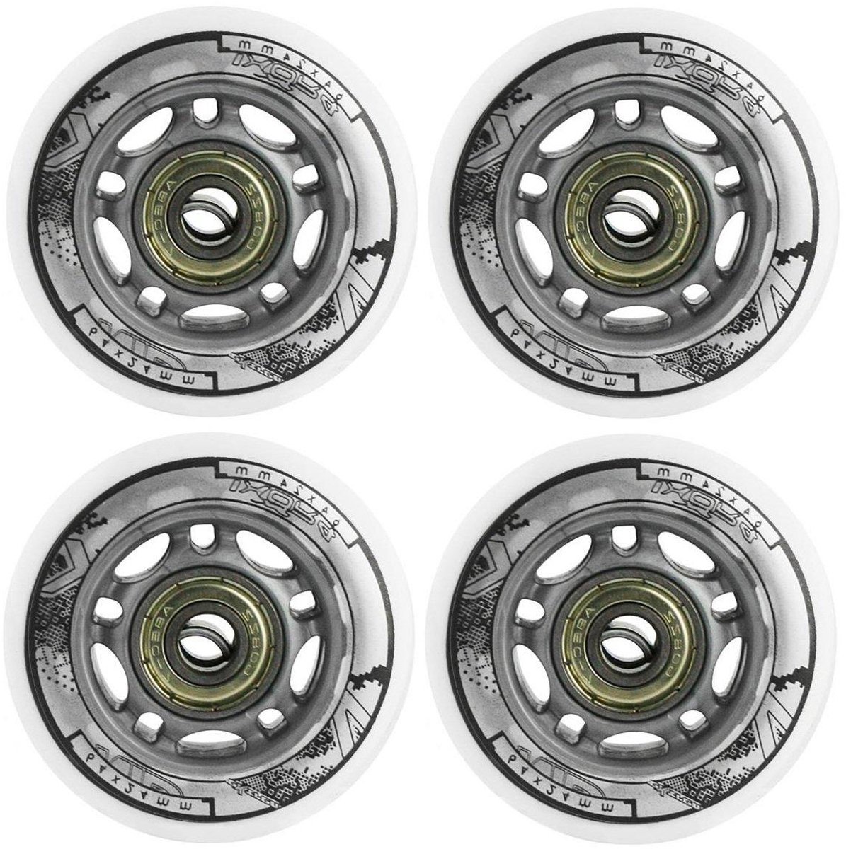 Skeelerwielen met lagers PU wielen skate wielen Vrijetijdsskating Hoge rebound PU 64 mm 82A