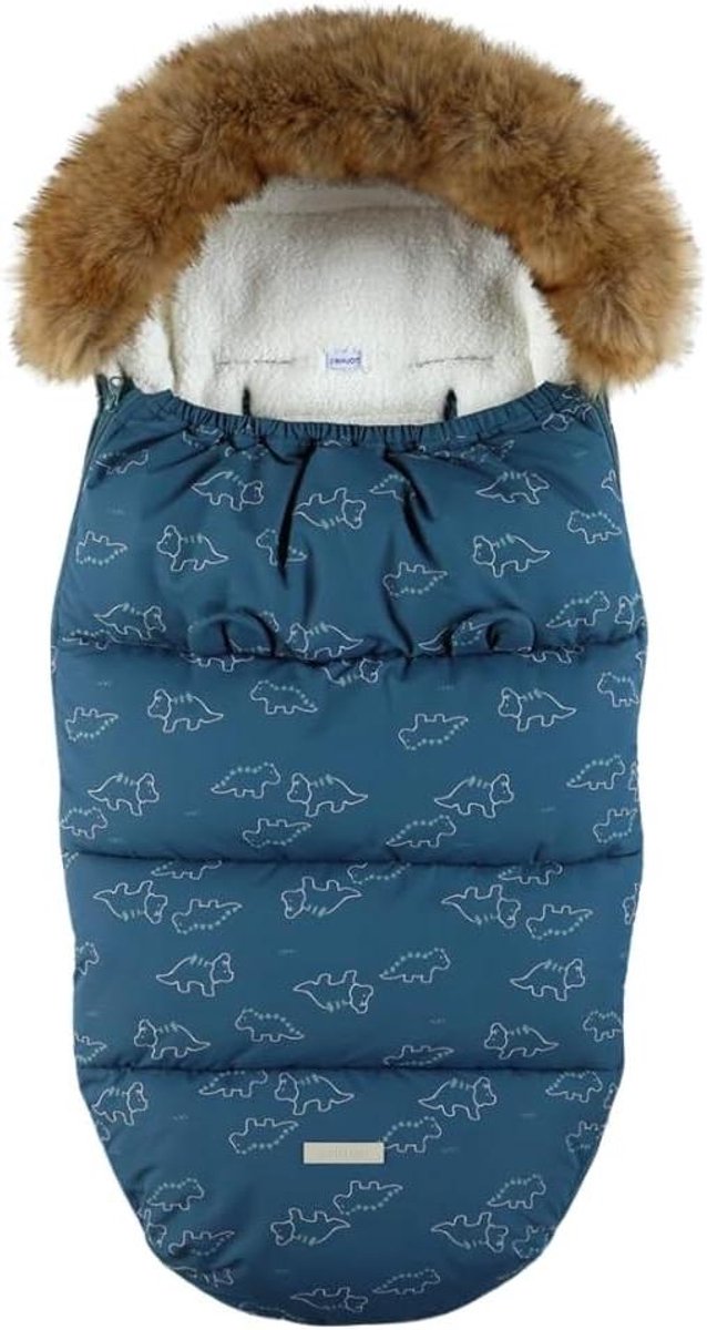 Universele Voetenzak - Babyzak Kinderwagen - Warm Blijven Wandelen - Waterafstotend Zeildoek - 6-36 maanden - Blauw