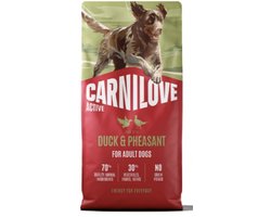 Carnilove Active Dog Dry Made with Duck & Pheasant for Adult All Breeds 12 kg