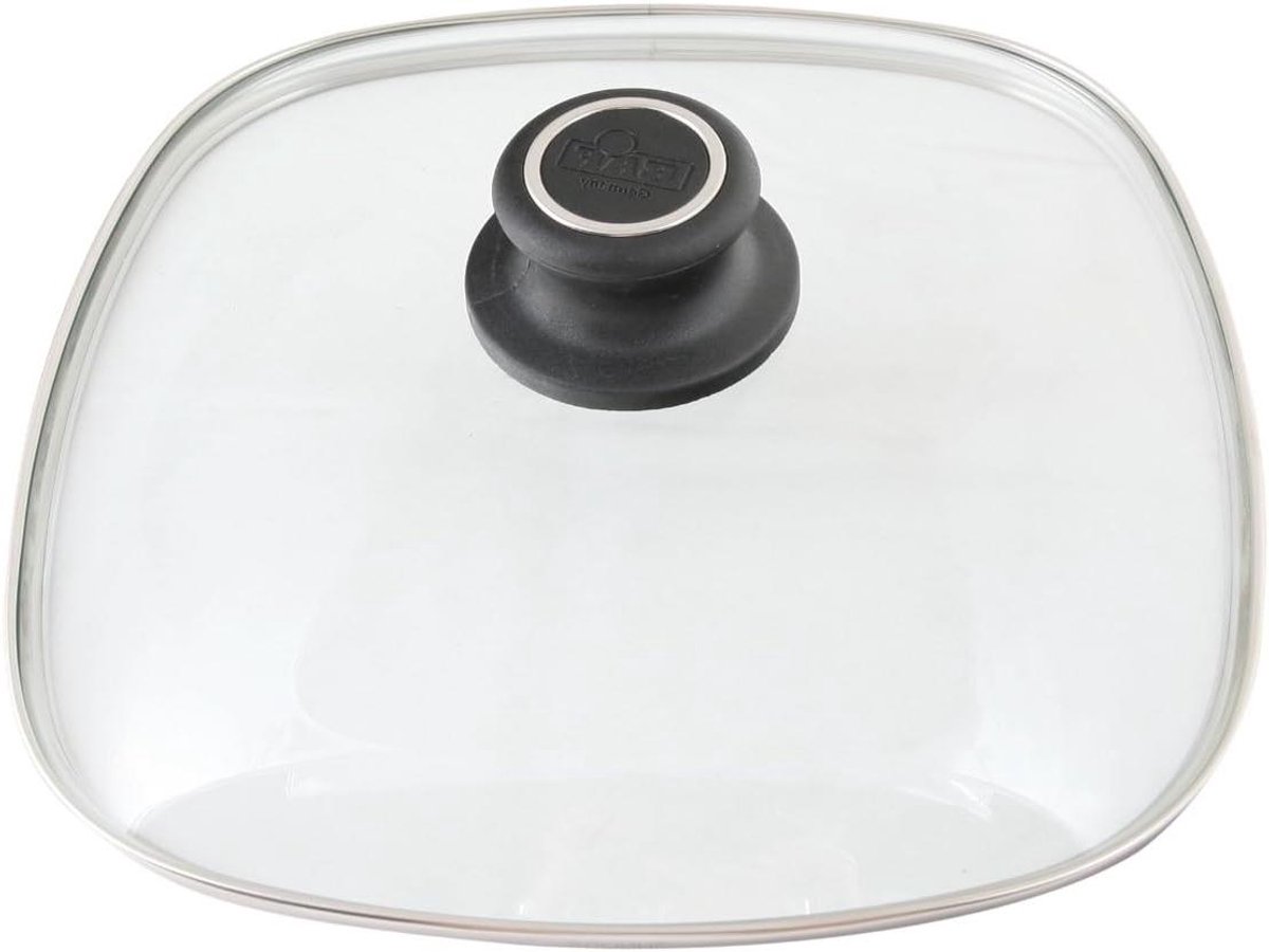 Glazen Deksel - Pannen deksel - Koken en bakken - Ovenvast 260°C - 28 cm Ø - Transparant