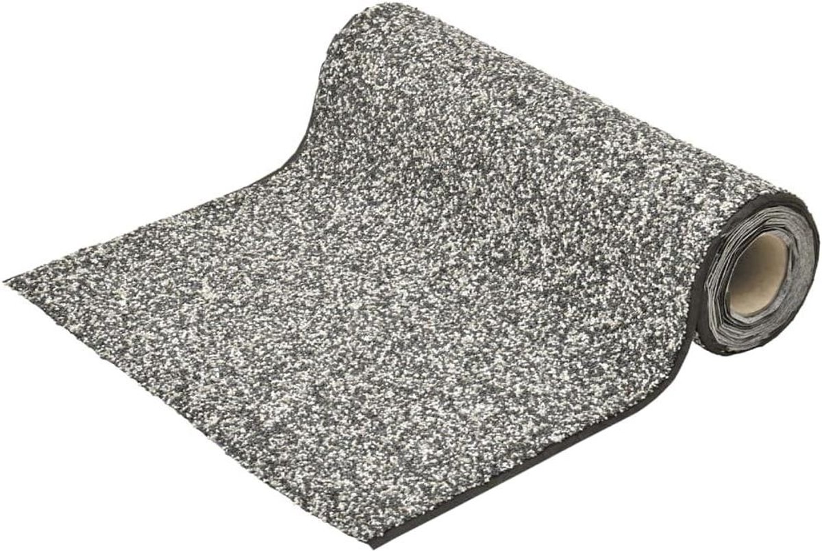 Grindfolie Vijver - Steenfolie Bekleding - Vijverrand Verbergen - Drinkwater Veilig - 1500x40 cm - Grijs