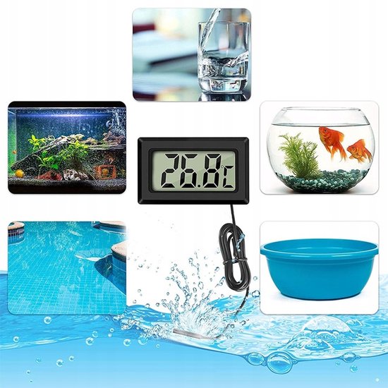 Merkloos - Digitale Elektronische Thermometer - Snel - Nauwkeurig - Waterbestendige Sonde — afbeelding 4