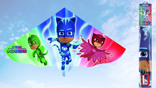 Gunther PJ Masks - Kindervlieger - 115 x 63 cm - Lichtgewicht - Gemakkelijk te Besturen van gunther — afbeelding 2