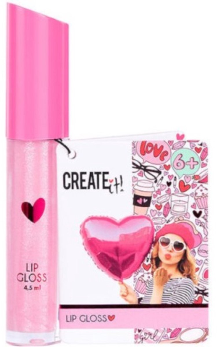 Create It! Lip Gloss - Vanaf 6 jaar - Roze - Meisjes & Jongens - Make Up - Kindermake Up - Marshmallow
