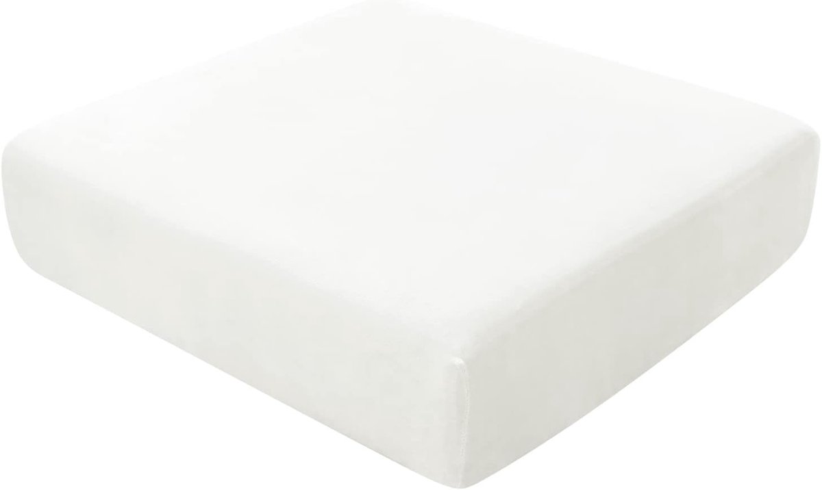 CE Serie - Decoratieve Kussensloop - Elastisch - 50x50cm - Wit