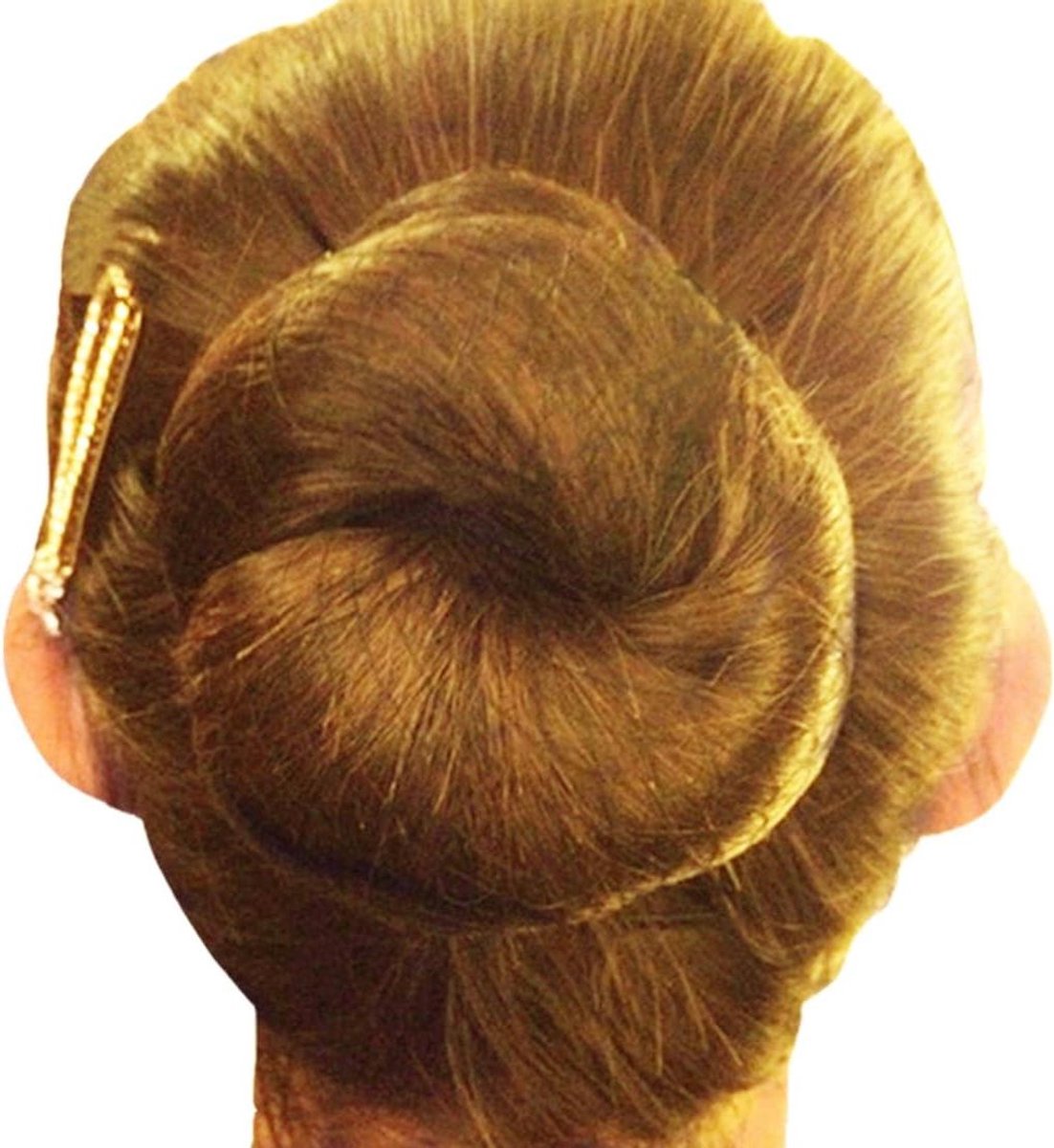 Coepoch 50,8 cm - 10 stuks haarnetten onzichtbare elastische rand mesh 50 cm herbruikbare haarnetten (goud, 10 stuks)