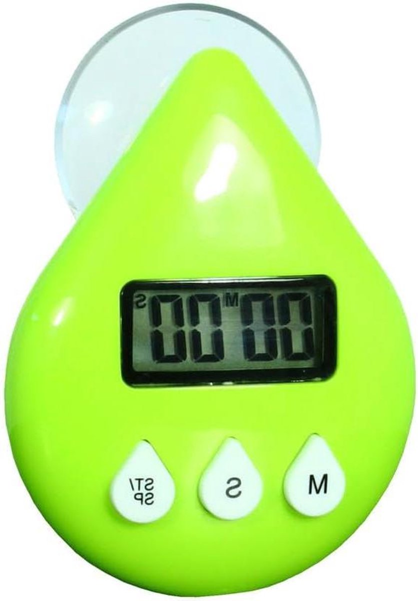 Groene Drop LCD Douche Timer ECO/Tandenborstel Timer
