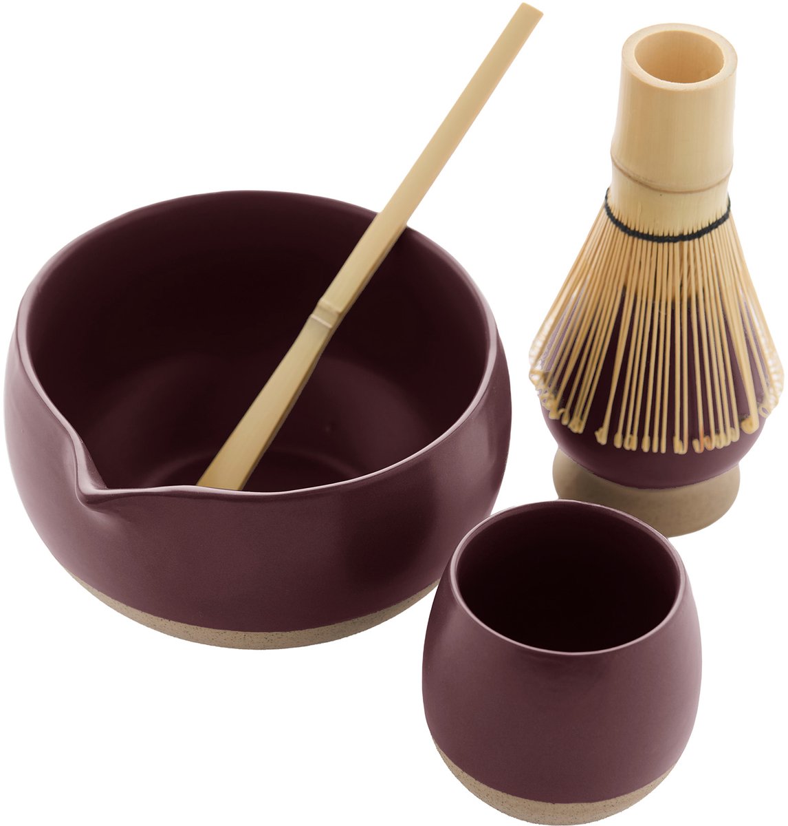 Point-Virgule Matcha set - Incl. klopper, houder, lepel, bowl, beker