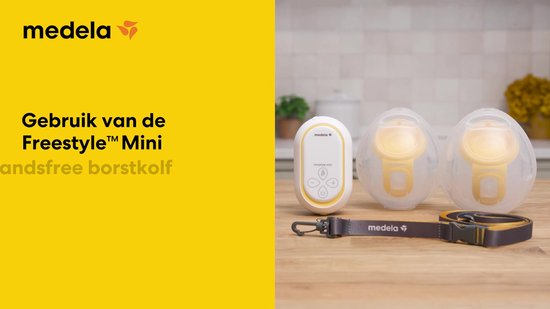 Medela Freestyle Mini Mains Libres - Tire-lait Électrique Double - Portable - Coupelles Mains Libres - Batterie Rechargeable