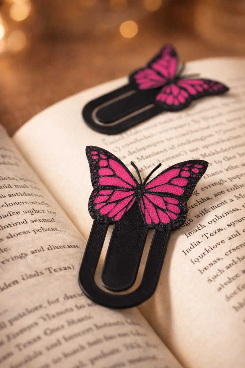 Geef je leesmoment een stijlvolle touch met deze unieke 3D geprinte boekenleggers van Tap3DX